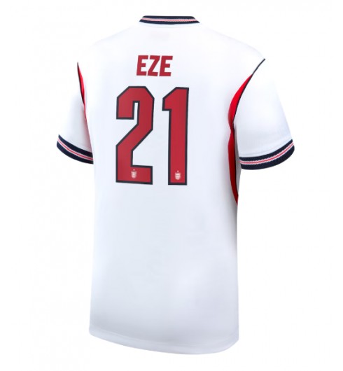 Anglie Eberechi Eze #21 Domácí Dres MS 2026 Krátký Rukáv Anglie Eberechi Eze #21 Domácí Dres MS 2026 Krátký Rukáv